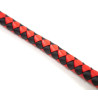 Kiotos Long fouet Whip Duo 190cm Noir et Rouge